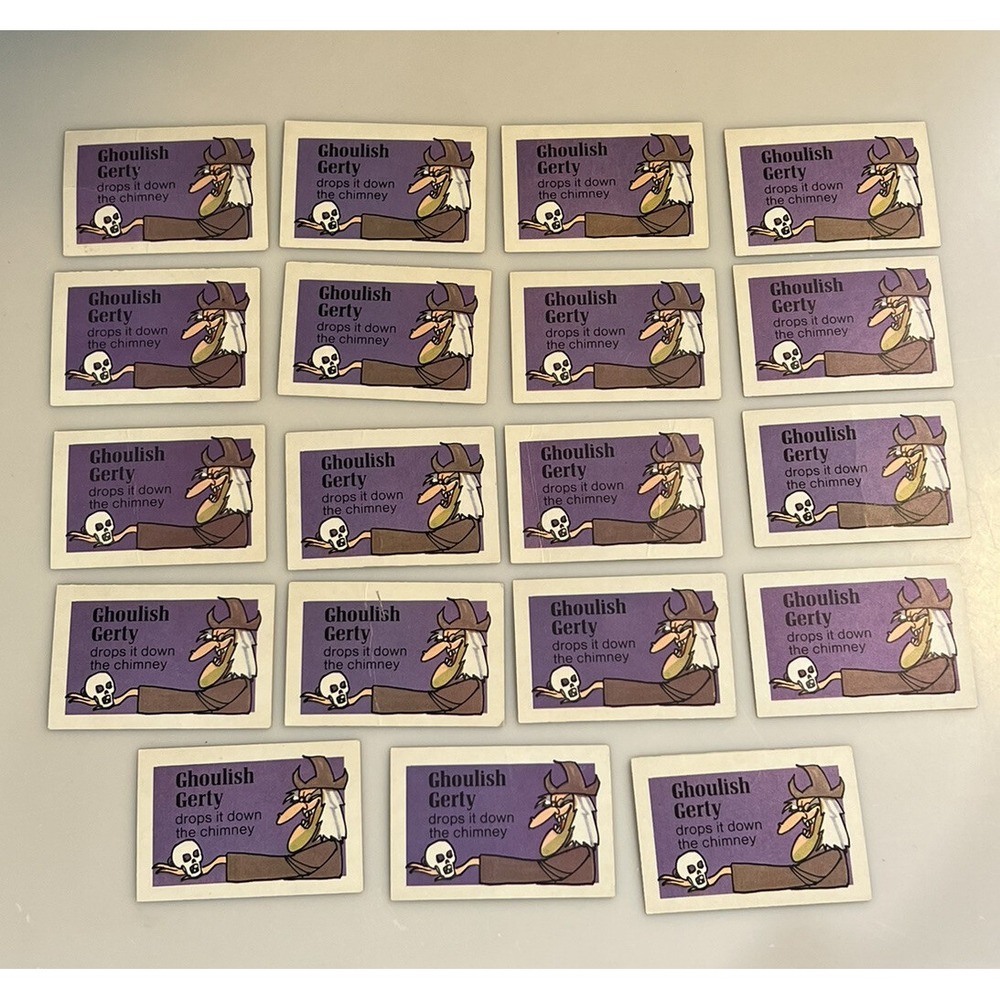 Milton Bradley Which Witch Replacement Cards Ghoulish Gerty x19 Original Parts